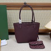 Goyard Anjou Mini Bag Burgundy - 19.5x9x19.5cm - 3