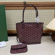 Goyard Anjou Mini Bag Burgundy - 19.5x9x19.5cm - 2