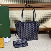 Goyard Anjou Mini Bag Navy Blue - 19.5x9x19.5cm - 1