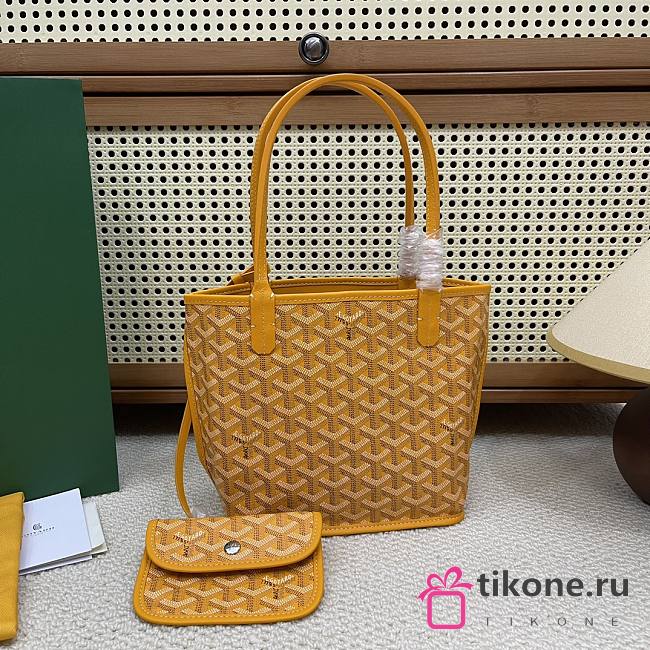 Goyard Anjou Mini Bag Yellow - 19.5x9x19.5cm - 1