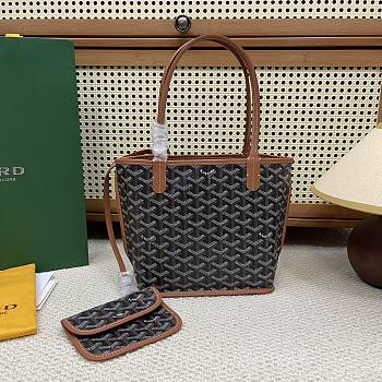 Goyard Anjou Mini Bag Brown - 19.5x9x19.5cm