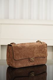 Chanel Maxi Flapbag Suede Calfskin & Gold-Tone Metal Camel AS6281 - 32x19.5x10cm - 3