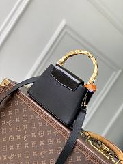 LV Capucines Mini Bull-calf Leather/Karung Leather M13737 - 21x13.6x8cm - 3
