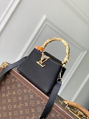 LV Capucines Mini Bull-calf Leather/Karung Leather M13737 - 21x13.6x8cm - 2