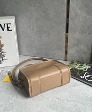 Loewe Small Amazona 180 Bag in Soft Calfskin Mocha - 24.5x18.5x10cm - 2