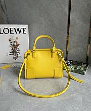 Loewe Small Amazona 180 Bag in Soft Calfskin Daisy Yellow - 24.5x18.5x10cm - 5
