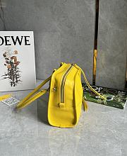 Loewe Small Amazona 180 Bag in Soft Calfskin Daisy Yellow - 24.5x18.5x10cm - 3