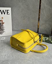 Loewe Small Amazona 180 Bag in Soft Calfskin Daisy Yellow - 24.5x18.5x10cm - 2