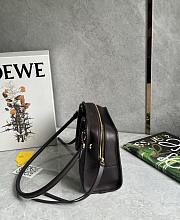 Loewe Small Amazona 180 Bag in Soft Calfskin Dark Chestnut - 24.5x18.5x10cm - 2
