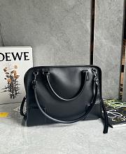 Loewe Medium Amazona 180 Bag in Soft Calfskin Black - 28x22.5x11cm - 6