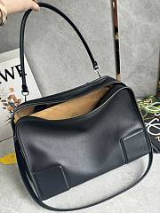 Loewe Medium Amazona 180 Bag in Soft Calfskin Black - 28x22.5x11cm - 4