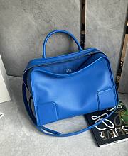Loewe Medium Amazona 180 Bag in Soft Calfskin Royal Azur - 28x22.5x11cm  - 4