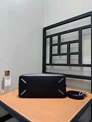Loewe Medium Featherlight Puzzle Bag in Nappa Lambskin Black - 29x19.5x12cm - 5