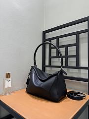 Loewe Medium Featherlight Puzzle Bag in Nappa Lambskin Black - 29x19.5x12cm - 3