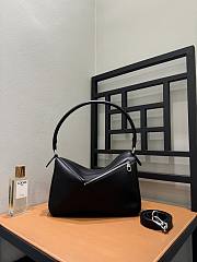 Loewe Medium Featherlight Puzzle Bag in Nappa Lambskin Black - 29x19.5x12cm - 2