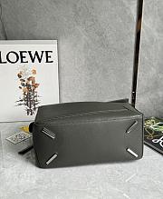 Loewe Large Puzzle Edge Bag In Supple Grained Calfskin Dark Khaki - 33x21.5x15cm - 5