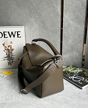 Loewe Large Puzzle Edge Bag In Supple Grained Calfskin Tundra - 33x21.5x15cm - 2