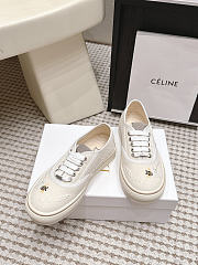 Dior Saltwind Sneaker Limited And Numbered Edition White Dior Flower Bee Embroidered Cotton Canvas - 3