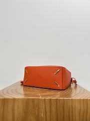 Loewe Medium Featherlight Puzzle Bag in Nappa Lambskin Deep Saffron - 29x19.5x12cm - 5