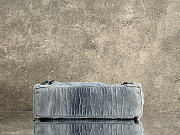 Balenciaga Le City Bag Medium in Blue Washed Denim - 38.5x24x15cm - 2