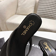 Chanel Thongs Lambskin Black G47319 - 2