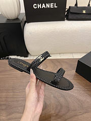 Chanel Mules Calfskin Black G47142 - 5