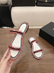 Chanel Mules Calfskin White, Black & Burgundy G47142 - 4