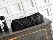 Chanel Shopping Bag Braided Raffia, Calfskin & Gold-Tone Metal Black AS6264 - 48x28x16cm - 3