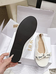 J'Adior Ballet Flat White Mesh - 6