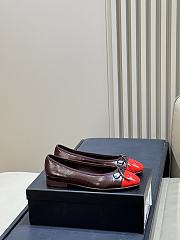 Chanel Ballet Flats Brown & Red  - 4