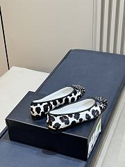 Chanel Ballet Flats Calfskin & Lambskin White, Brown & Black - 3