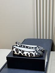 Chanel Ballet Flats Calfskin & Lambskin White, Brown & Black - 4