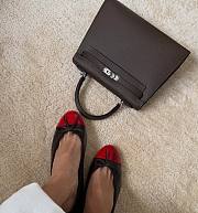 Chanel Ballet Flats Brown & Red  - 3