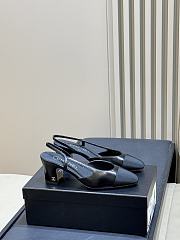 Chanel Slingbacks Goatskin & Grosgrain Black 65mm  - 2