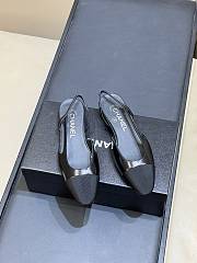 Chanel Slingbacks Goatskin & Grosgrain Black 20mm - 6
