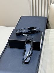 Chanel Slingbacks Goatskin & Grosgrain Black 20mm - 5