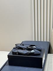 Chanel Slingbacks Goatskin & Grosgrain Black 20mm - 4