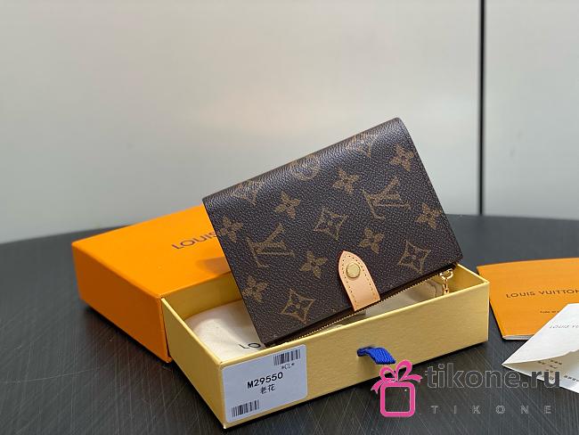 LV Locked Passport Cover Monogram Canvas M29550 - 14x10x2.5cm - 1