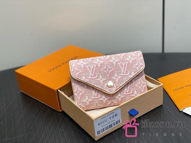 LV Victorine Wallet Monogram Emblème Rose Ruban M2A151 - 12x9.5x2.5cm  - 1