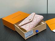 LV Victorine Wallet Monogram Emblème Rose Ruban M2A151 - 12x9.5x2.5cm  - 2