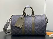 LV Keepall Bandoulière 35 Monogram Eclipse Khaki Green M28639 - 34x21x16cm - 1