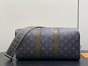 LV Keepall Bandoulière 35 Monogram Eclipse Khaki Green M28639 - 34x21x16cm - 2