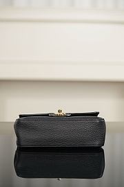 Chanel Mini Flap Bag Grained Calfskin & Gold-Tone Metal Black AS6573 - 13x20x6cm - 6