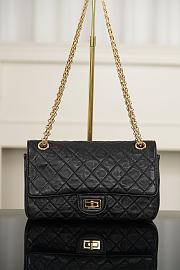 Chanel 2.55 Handbag Lambskin Black A37586 - 16x24x7.5cm - 1