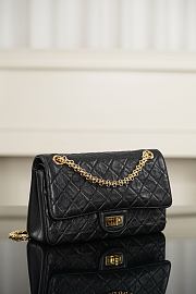 Chanel 2.55 Handbag Lambskin Black A37586 - 16x24x7.5cm - 4