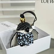 Loewe Parrot Charm In Classic Calfskin Gray - 2