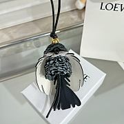 Loewe Parrot Charm In Classic Calfskin Gray - 3