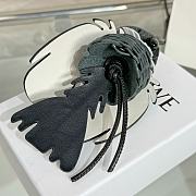 Loewe Parrot Charm In Classic Calfskin Gray - 4
