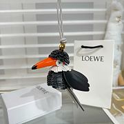 Loewe Toucan Bird Charm in Classic Calfskin Black - 6