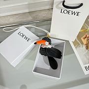 Loewe Toucan Bird Charm in Classic Calfskin Black - 5